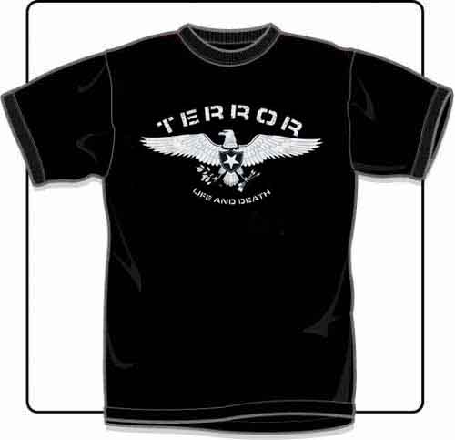 Terror Eagle T Shirt Medium